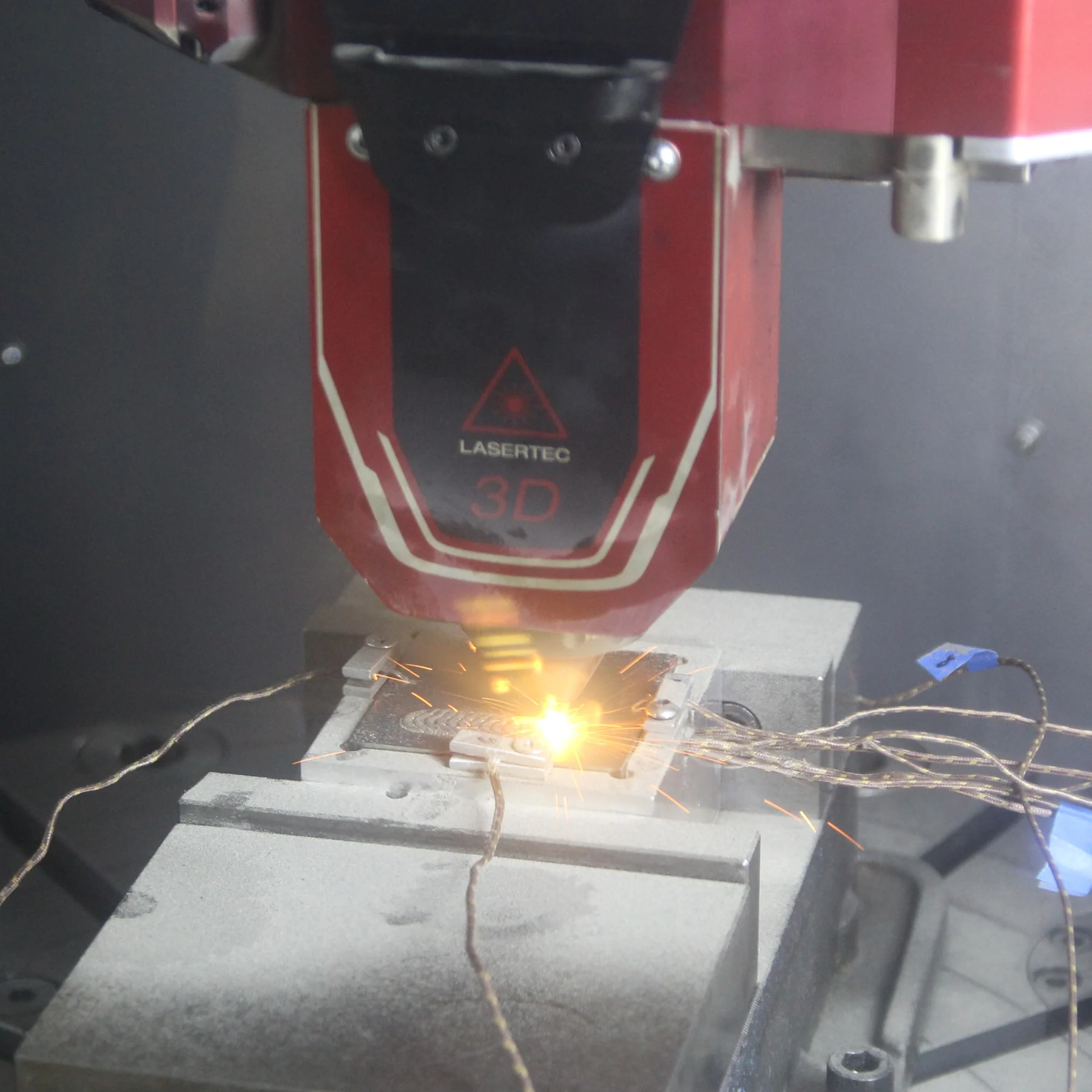 Instrumented directed energy deposition experiment in the ARMS laboratory